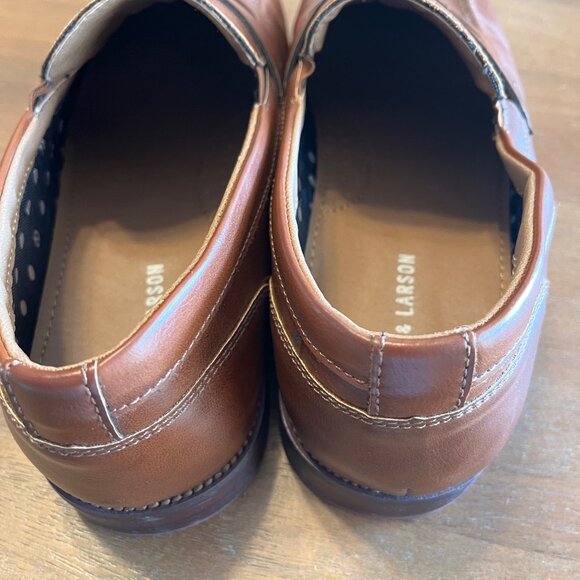 Curt & Larson Shoes Men US 11 M Brown Lyon Santos‎ Casual Slip On Loafers - Picture 6 of 9